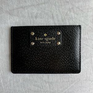 Kate Spade New York black Card Wallet